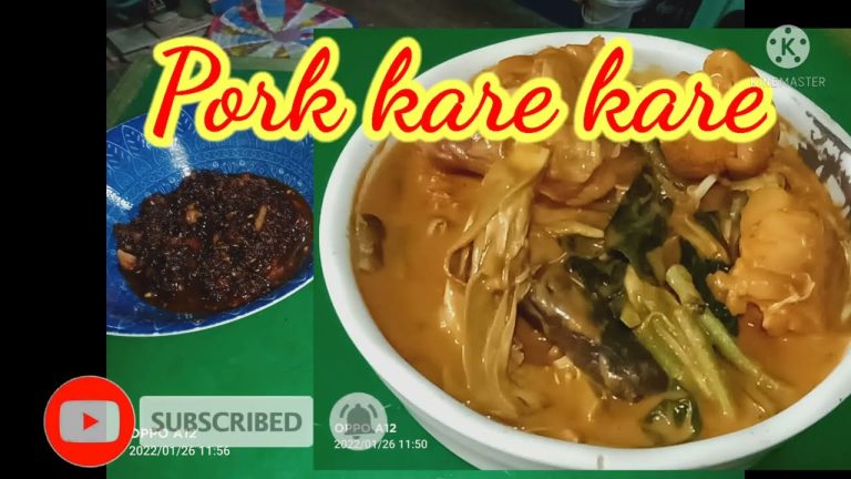 HOW TO COOK PORK PATA KARE KARE/ KARE KARE RECIPE (@Lakayjefffontanosvlog )