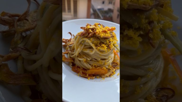 Pasta carciofi&bottarga #chefruben #cucinaconruben #scorzadilimone #chetevoimagna