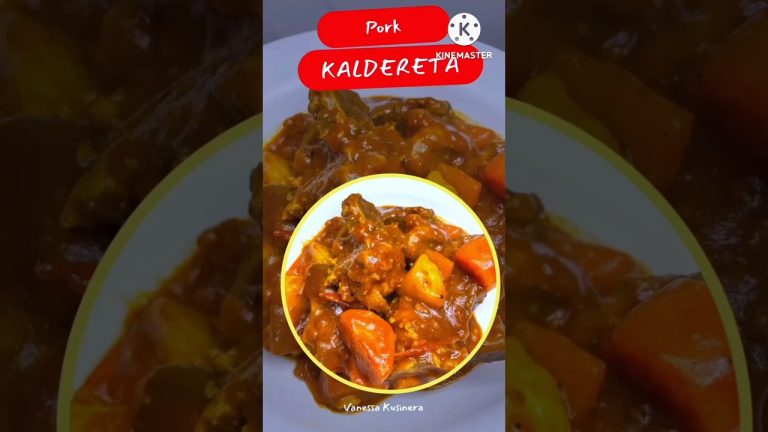 Pork kaldereta. #easyulamideas #manyaman #kapampanganvlogger  #easyrecipes