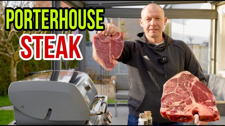 Ein bisschen Flesch muss sein! / Männer Steak im Gasgrill / Porterhouse Steak