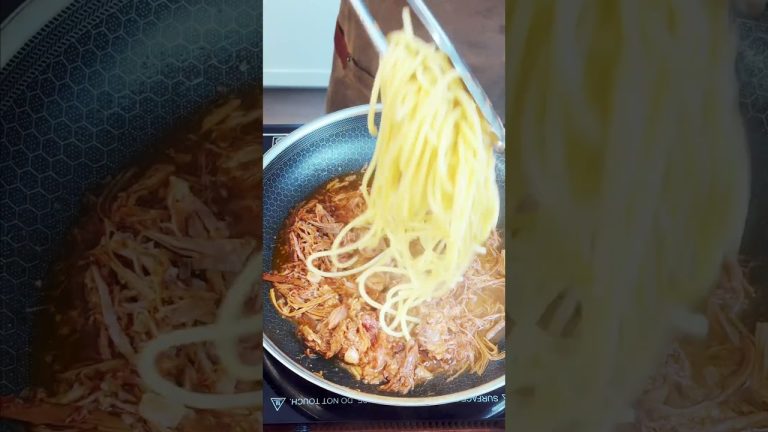 Spiceology Memphis-Style BBQ Spaghetti with Nashville Hot Pulled Pork Recipe