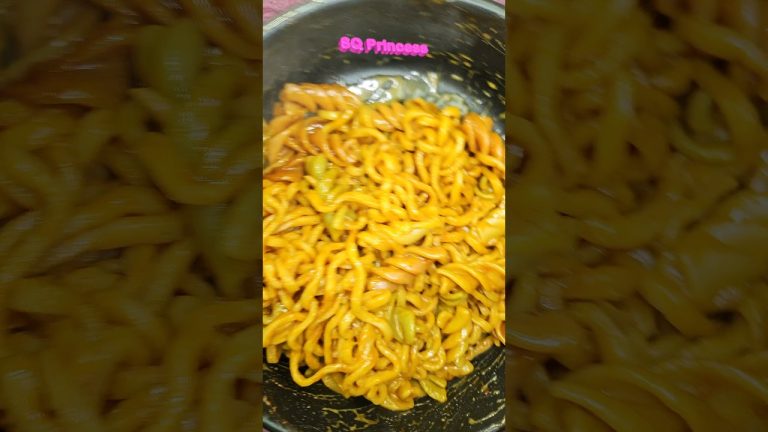 kimchi ramen pasta and coconut milk #ASMR #SQ-Princess