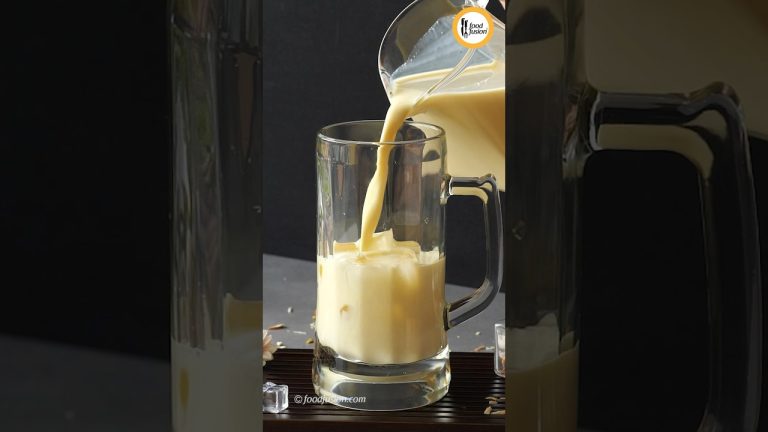 Doodh Badam Sharbat (Almond & milk drink) Recipe By Food Fusion