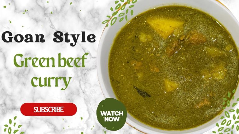 Goan style | Green Beef curry | Easy & Delicious | beef recipes | Meat recipe | Easter special ✨