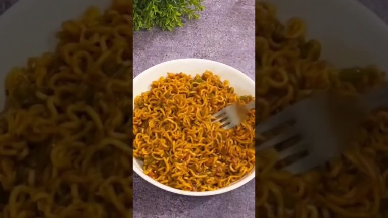 only 2 Minutes  maggi 🤤🍜 #shorts #trending #pasta