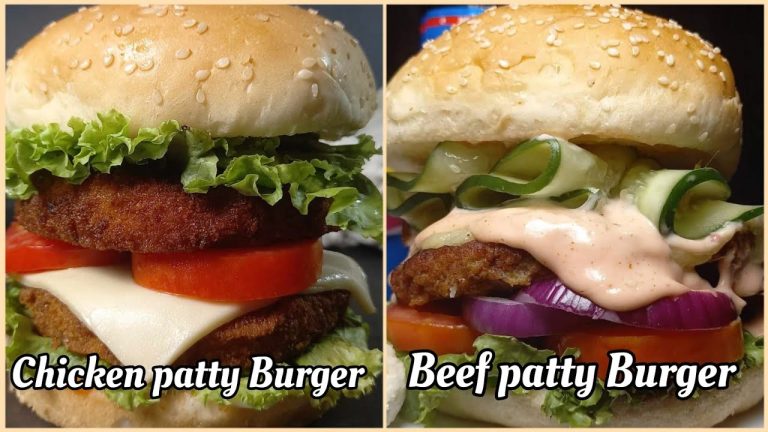 Ramzan special 2 patty Burger Recipes || Beef Patty burger recipe || Chicken patty burger recipe #4k