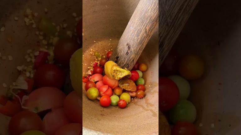 ตำบักหุ่งประชดฮ้อน 🔥🔥#เอื้อยเก๋ #กินกับshorts