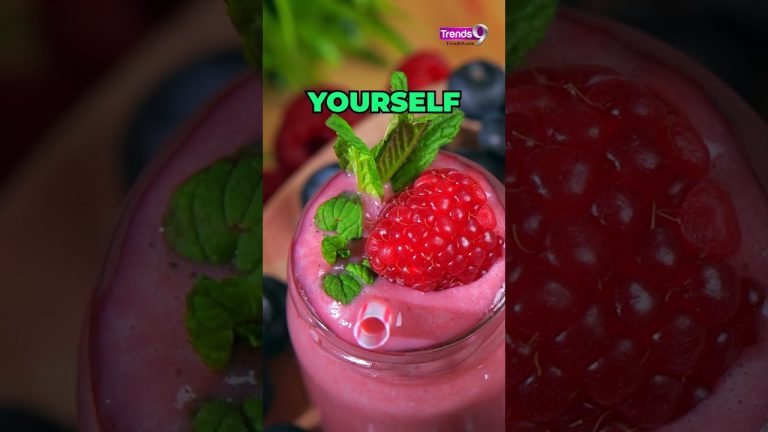 Breakfast on the Go! Easy Protein Smoothie recipe 🌟👌😍 #shorts #food