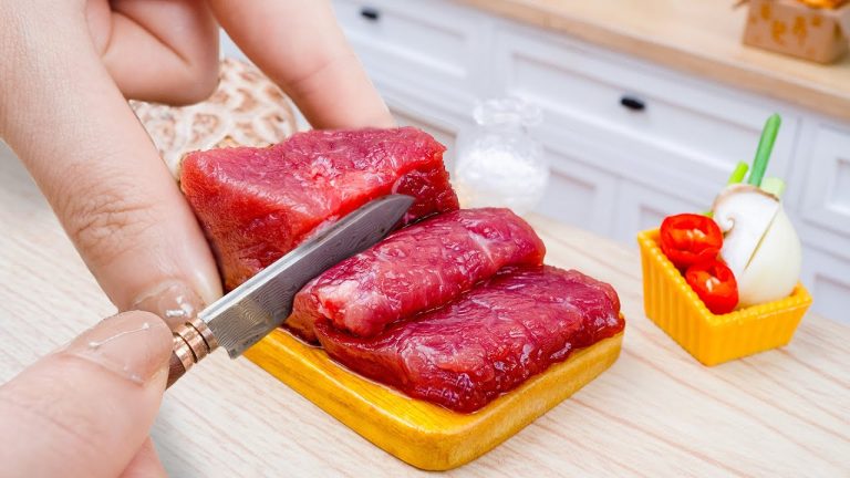 Amazing Miniature Beef Recipe 🥩 Spaghetti Sauce with Ground Beef by Delicious Miniature