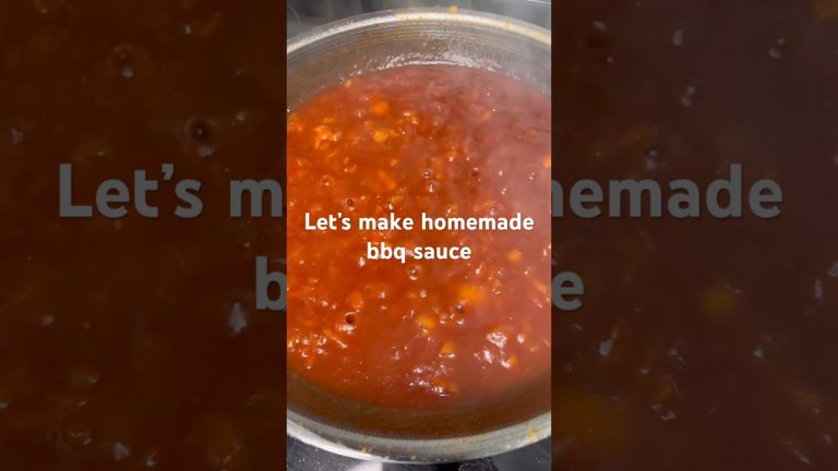 Barbecue Sauce never taste so good 😋 #foodie #easyrecipe #bbq