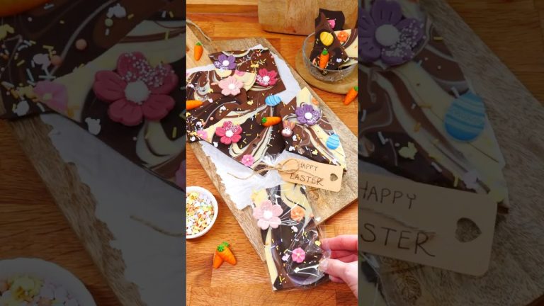 BRUCHSCHOKOLADE ZU OSTERN 🍫🐰😍 #droetker #ostern #geschenk
