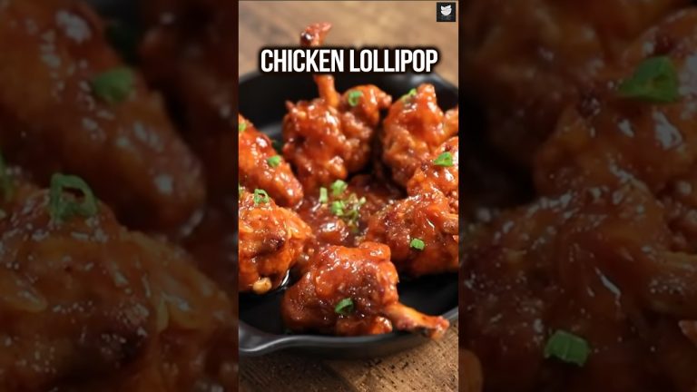 Chicken Lollipop Recipe | Chicken Recipes | Quick Starter Ideas  #ytshorts #shorts #foodrecipe