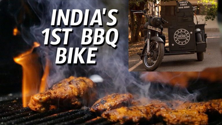 INDIA'S 1ST BBQ BIKE | BBQ on Royal Enfield | Best Barbeque in Hyderabad