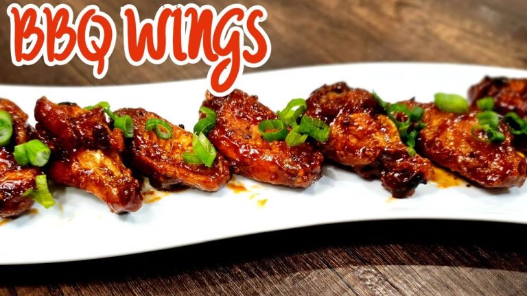 Oven baked BBQ Wings [Easy Delicious and Crispy]