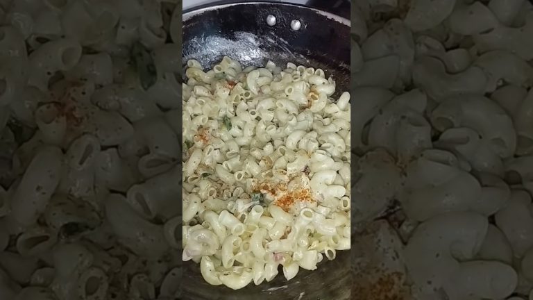 एक आलू से Instant mayonnaise बना कर Creamy Macaroni बनाने की सरल रेसिपी/How To Make Creamy Macaroni