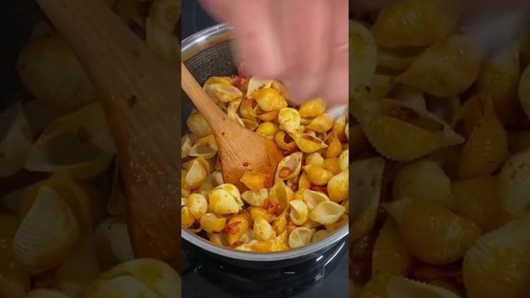 One-Pot-Pasta mit Speck