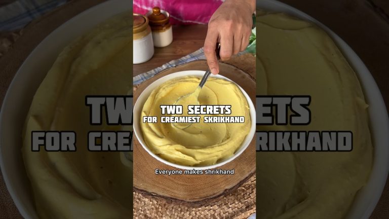 2 Secrets for making the creamiest Shrikhand ! Easy Summer recipe