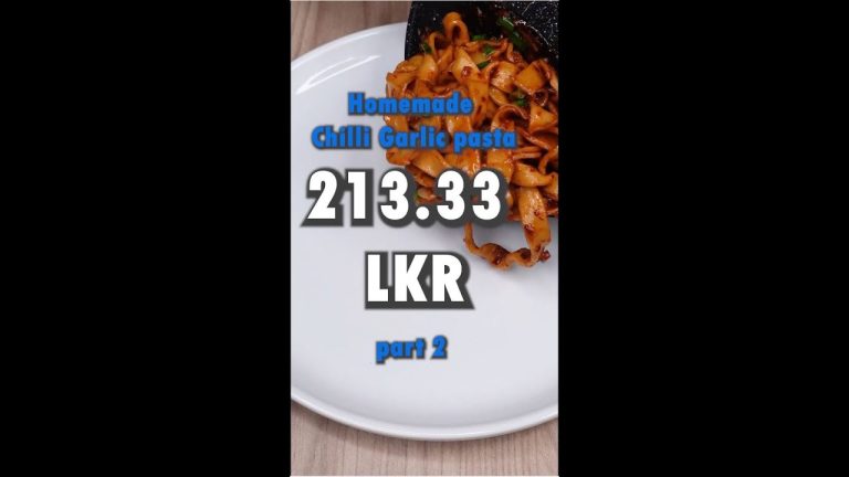 ගෙදර හදපු Pasta වලින් ගෙදරදීම ලේසියෙන් Chili Garlic Pasta හදමු 🍝 | Easy Chili Garlic Pasta 🍝