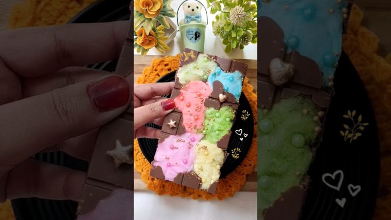 aj banai HOLI Special Cotton Candy CHOCOLATE🥳 #shorts #spicyfoodcorner #shortvideo #shortsviral