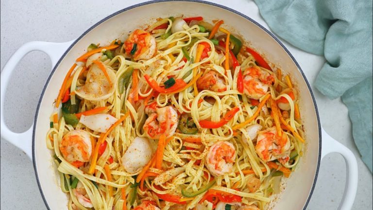 SEAFOOD FETTUCCINE PASTA RECIPE ( Special Chef Appearance ❤️)