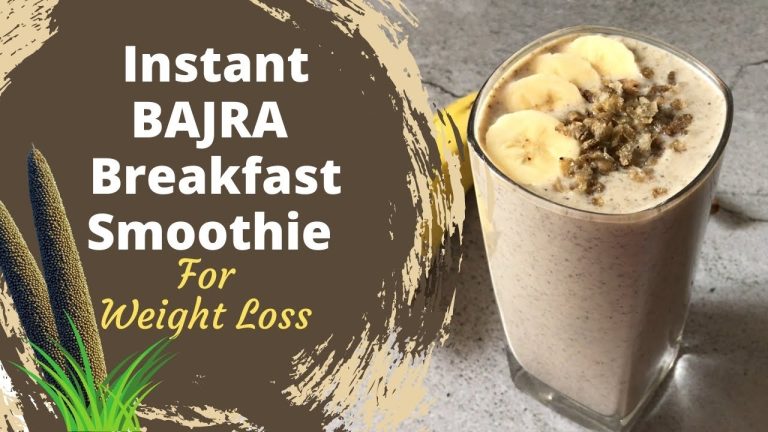 Instant Bajra Breakfast Smoothie for Weight Loss | Quick Easy & Healthy Bajra / Pearl Millet Recipe