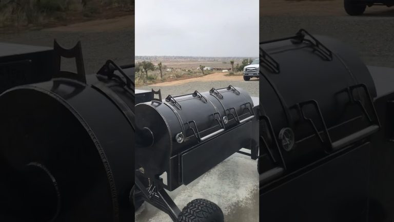 This pit runs like a dream!! #baja120 #bbq #smoker #shorts