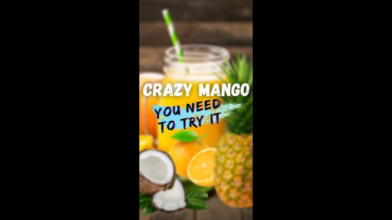 CRAZY MANGO SMOOTHIE recipe – Healthy, Easy & Yummy #SHORT #SHORTS