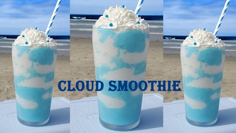 CLOUD SMOOTHIE SUMMER DRINK| Cloud Yogurt Smoothie | Slush recipe | Yogurt Shake recipe |ASMR