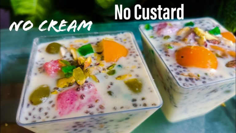 Easy Sago Dessert || Fruit Dessert Recipe होली, रमजान स्पेशल