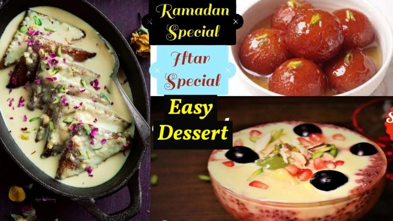 Easy Ramadan Dessert Recipes | Iftar Special Dessert Recipes | Ramzan special sweets Recipes