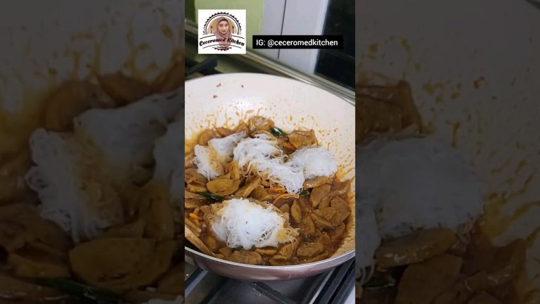 Buka dan Sahur Lauknya Ini, Soun Goreng Kecap Bakso #shorts