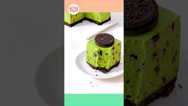 Matcha Oreo Cheese Cake🍰🥰#shorts #dessertfiasco #trending #cake #youtubeshorts #viral #shortsfeed