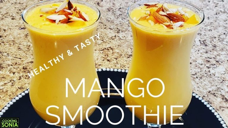 Creamy Dreamy Mango Smoothie – Healthy & Refreshing Iftar Drinks Recipes | mango lassi recipe