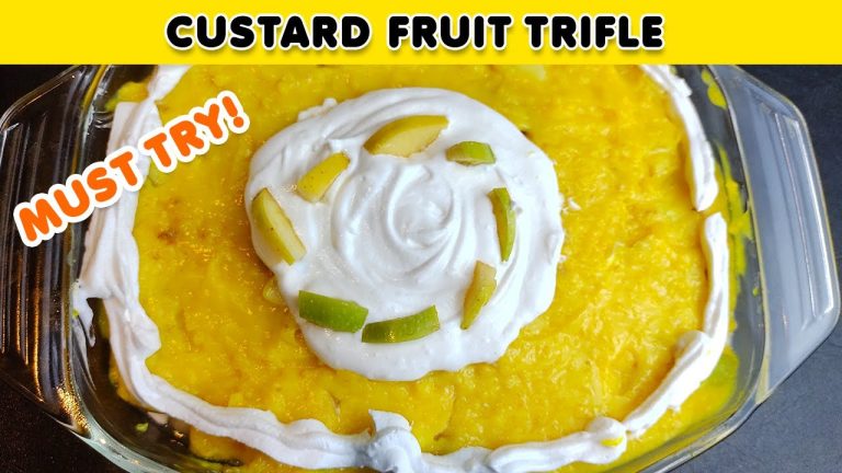Easy Fruit Custard Trifle Recipe By Sana Ke Zaiqay | Dessert Recipes | Iftar Recipes