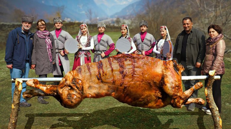 Cooking Huge Lamb and 3 Traditional Dishes for Novruz Celebrations with Guests