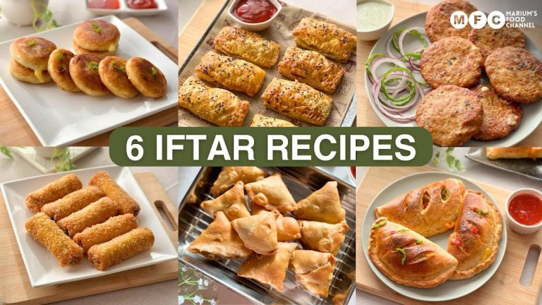 6 Best & Perfect Ramadan Special Iftar Recipes | Cheese Bread Rolls, Cheese Kebabs, Pizza Pockets