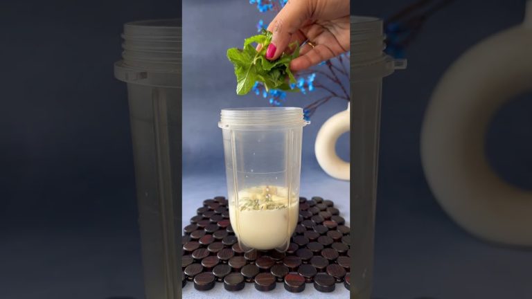 Summer Smoothie | Mint jaggery ginger smoothie | Summer Drinks | Flavours Of Food