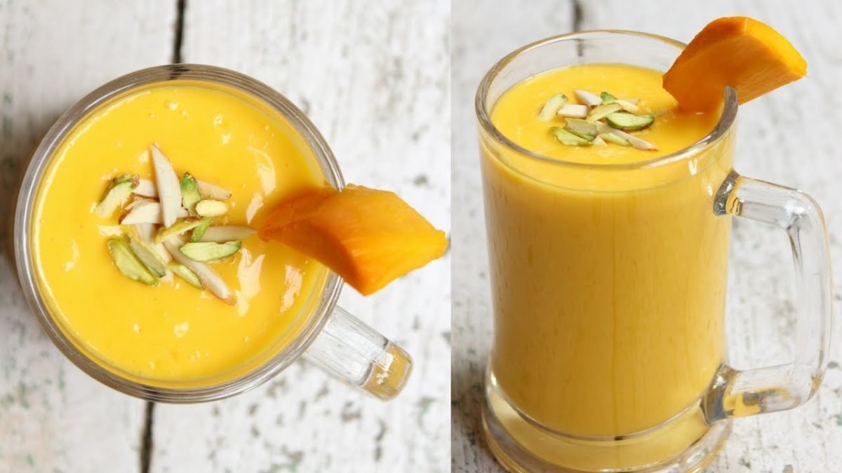 Easy Mango Lassi Recipe | Mango Yogurt Smoothie | Summer Drink | Lassi Recipes | Mango Special