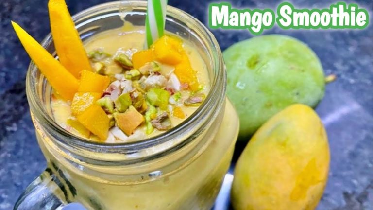 The Best Mango Smoothie Recipe | Mango Recipes | Mango Shake | Smoothie Recipes | Healthy Smoothie