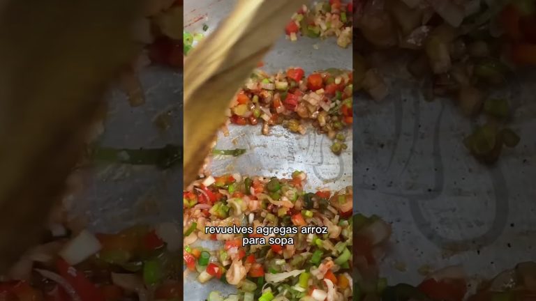 Receta auténtica – Cómo hacer la más deliciosa Sopa de arroz