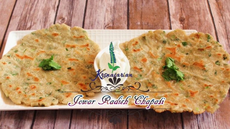 Jowar Radish (Mooli) Roti Recipe | Gluten free Bread recipes | Healthy Vegan Recipes | Eng captions
