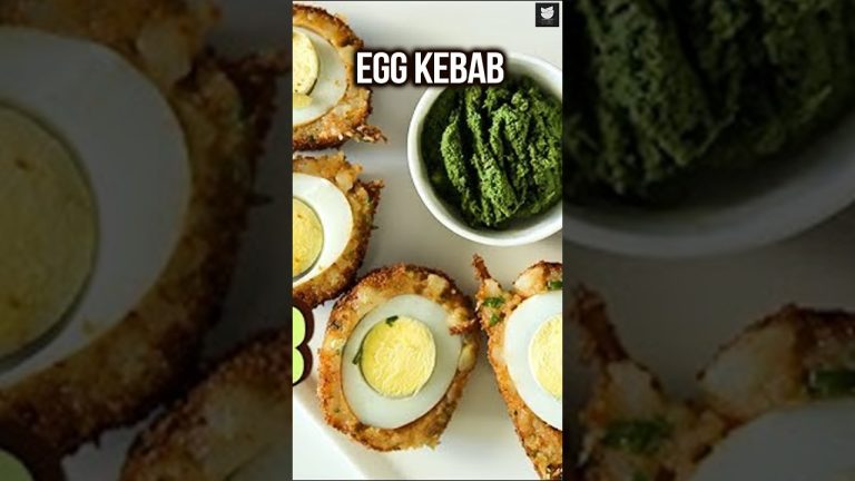 Egg Kebab Recipe | Easy Potato Egg Snack | How To Make Egg Kebabs | Egg Recipe | Smita Deo