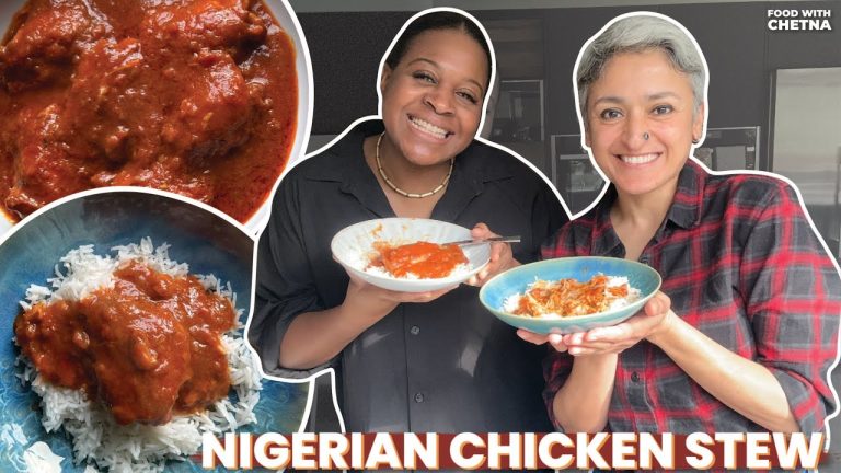 BEST Nigerian CHICKEN Stew recipe | Most delicious tomato pepper stew | ft Zena Kamgaing