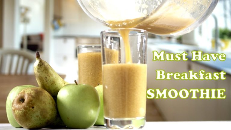 A Must Have Low Calorie Breakfast Smoothie | Healthy No Sugar Smoothie Recipe | Easy Smoothie Recipe