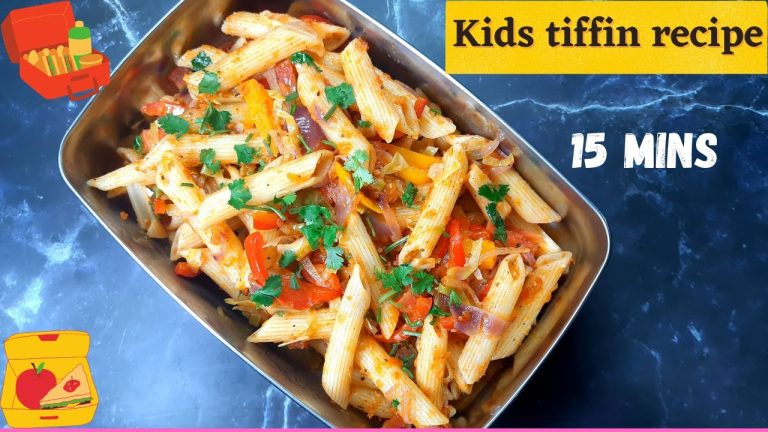 Pasta tiffin recipes | 15 min school tiffin recipe @TiffinTriangle