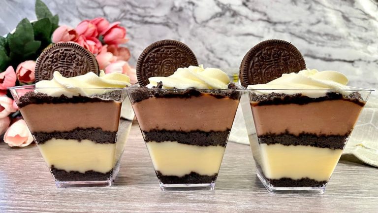 Oreo Dessert Cups – No Bake Oreo Custard Desserts | Easy and Yummy