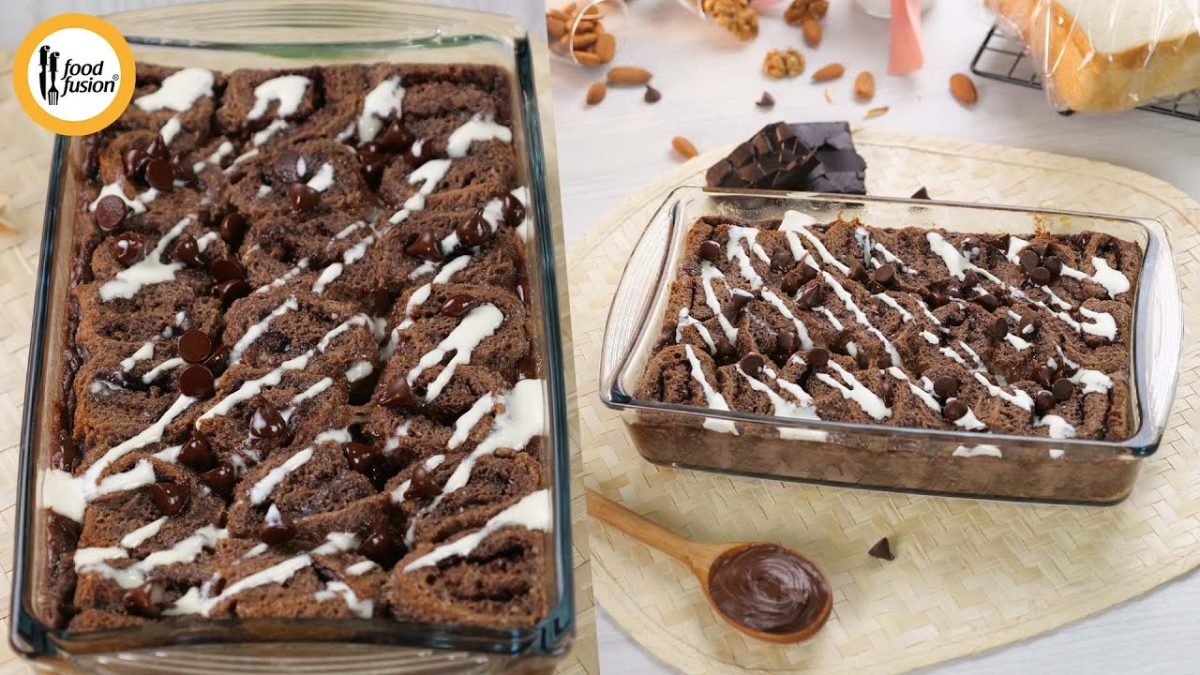 Chocolate Bread Pudding – Ramadan Special Recipe by Food Fusion