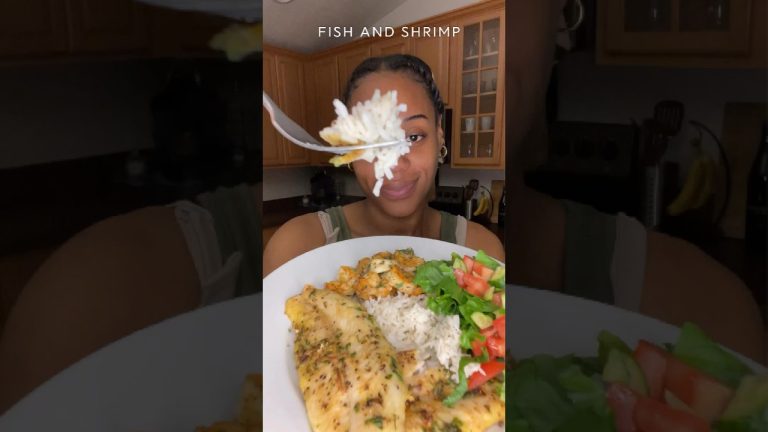 Fish and shrimp 🦐 🎣| #food #cooking #recipe #fyp #seafood #health #shorts #liluzivert