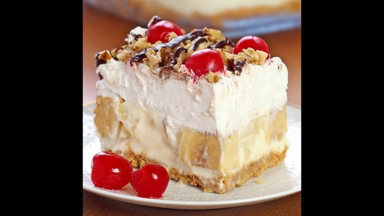 No Bake Banana Split Dessert