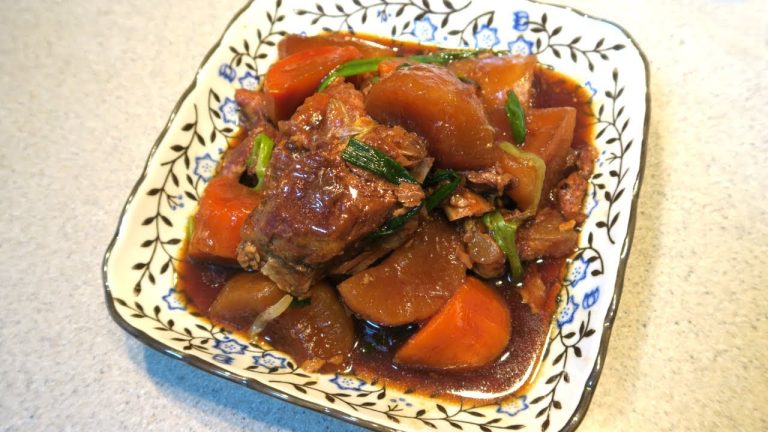 Pork and Radish Stew – 萝卜焖排骨